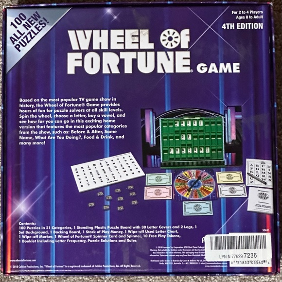 NEW Wheel of Fortune 4th Edition - Picture 2 of 3